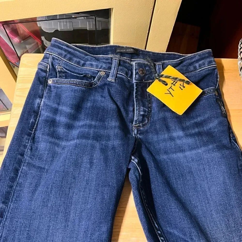 EUC Silver Jeans Tuesday Skinny 25 x 31 #YT18